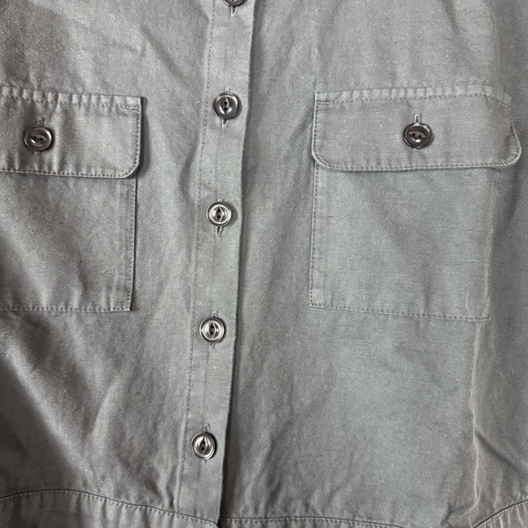 Outerknown SEA Jumpsuit One Piece Overall Utility Carpenter Solid Dark Grey Knit - Picture 5 of 8